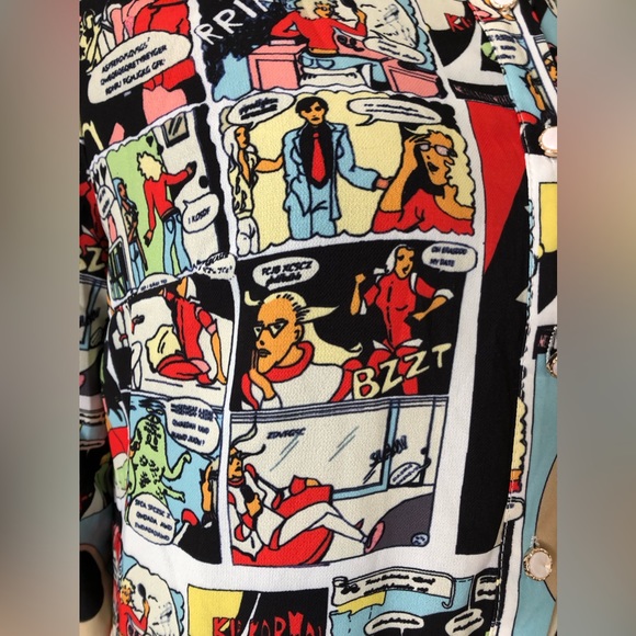 Behulastyle vintage buttoned up shirt - comics cartoon - Picture 5 of 17